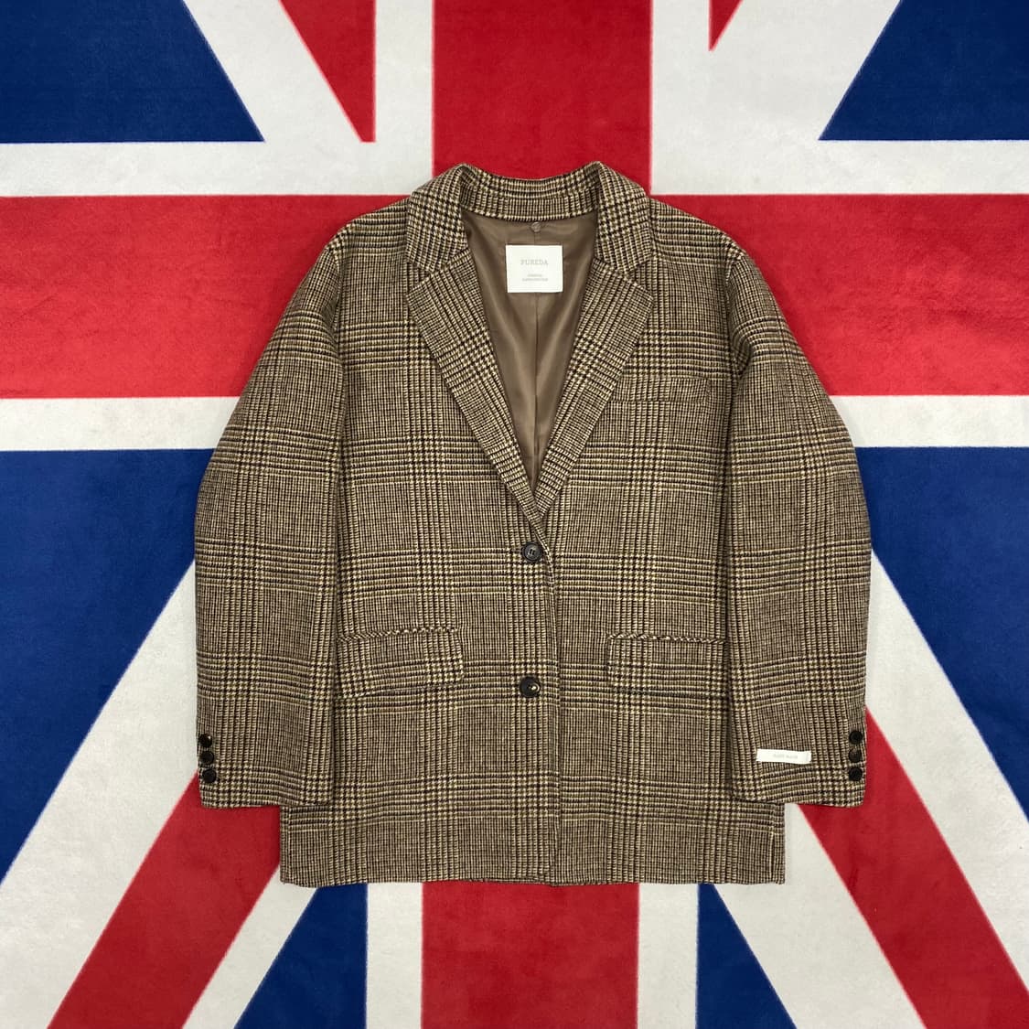 퓨어다 핸드메이드 울 블레이져 여성 FREE 상품이미지1