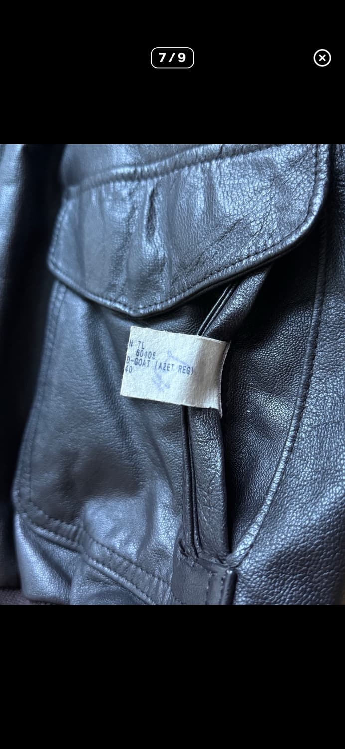 80s goat skin LL Bean jacket 상품이미지6