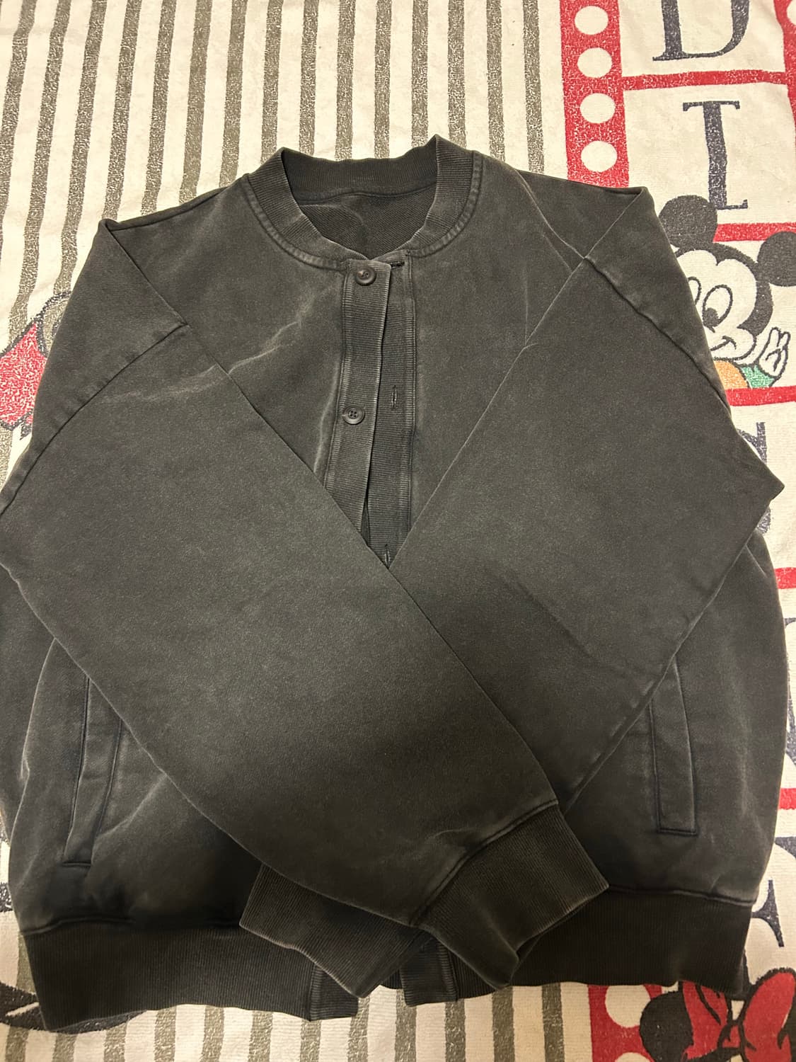 비긴202 워시드 라운드 넥 가디건 상품이미지4