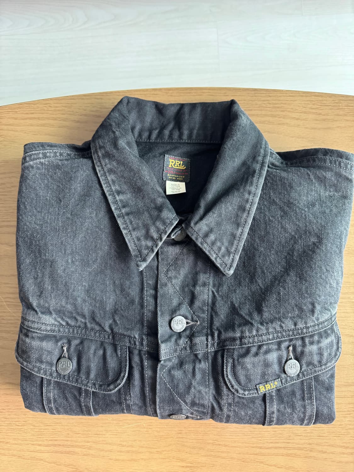 RRL lot 271 블랙 L 상품이미지3