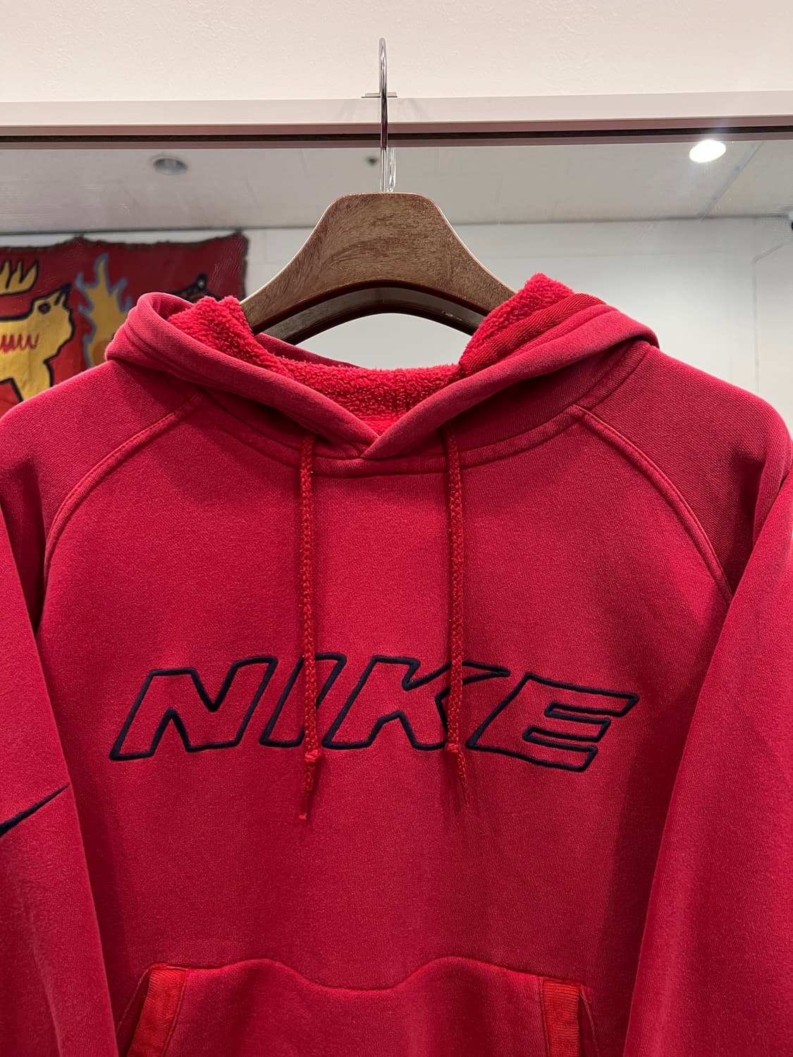 90s Nike 나이키 올드스쿨 스펠아웃 스웻 후드 상품이미지3