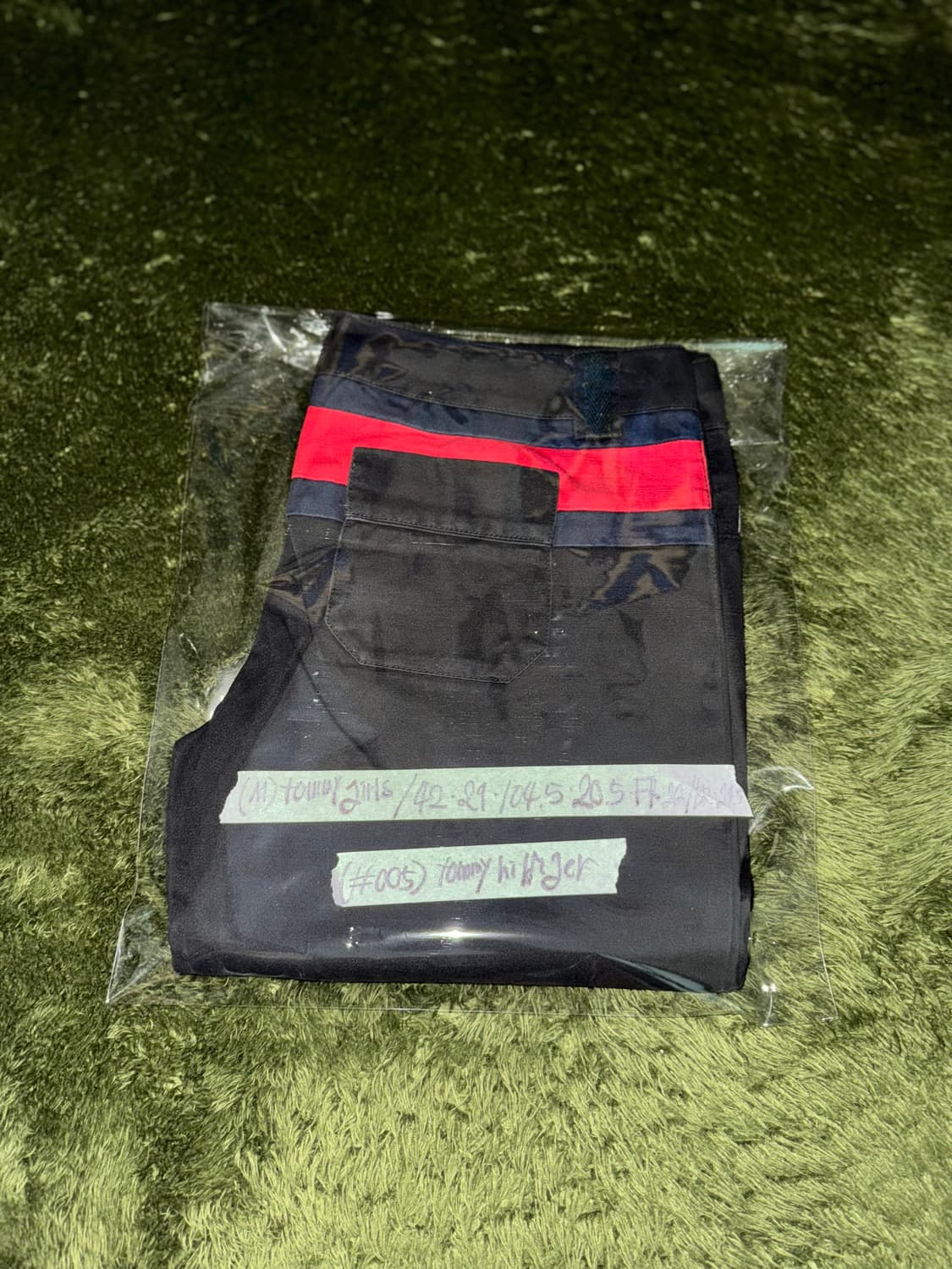 [M] TOMMY GIRLS 타미 걸스 재팬 패널 디테일 코튼 팬츠 블랙 상품이미지10