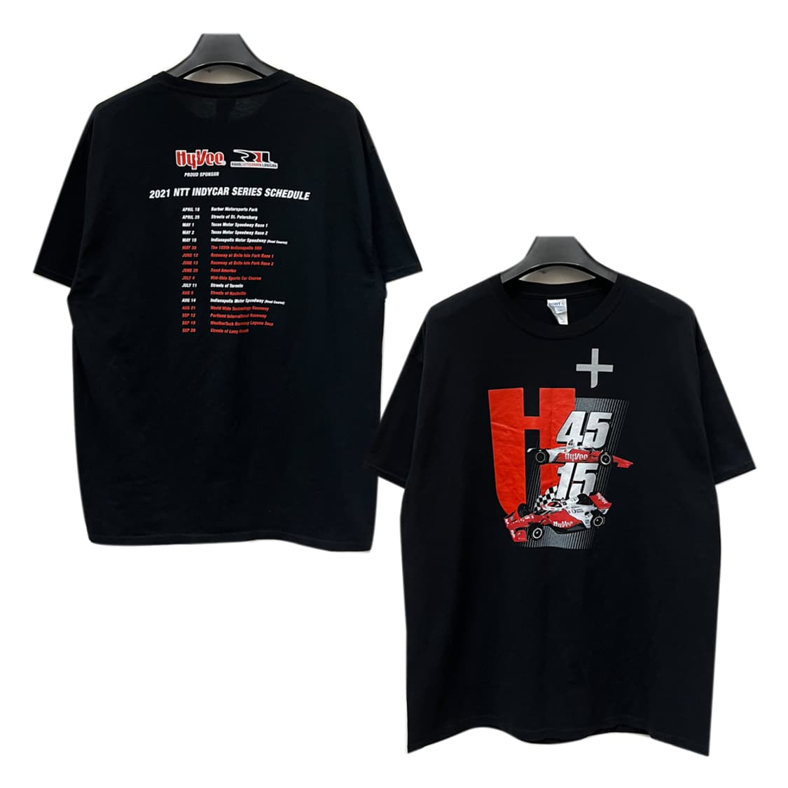 USA 포트앤컴퍼니 라할 레터맨 레니간 레이싱 반팔티 XL 상품이미지1