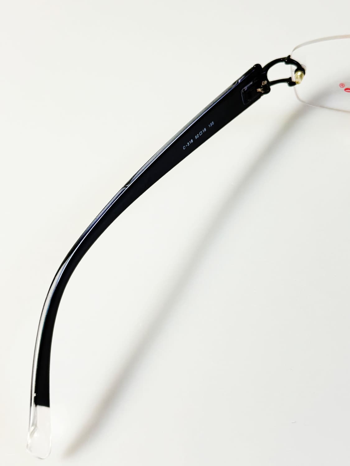 CAMO FASHION 무테 스퀘어 블랙메탈 빈티지 안경 상품이미지7