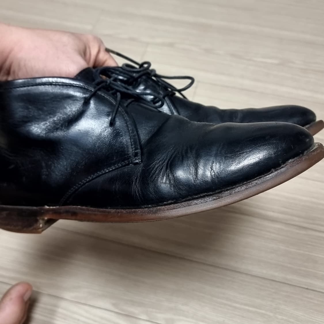 폴로 랄프로렌 블랙 가죽 남성 추카부츠(280) 상품이미지8