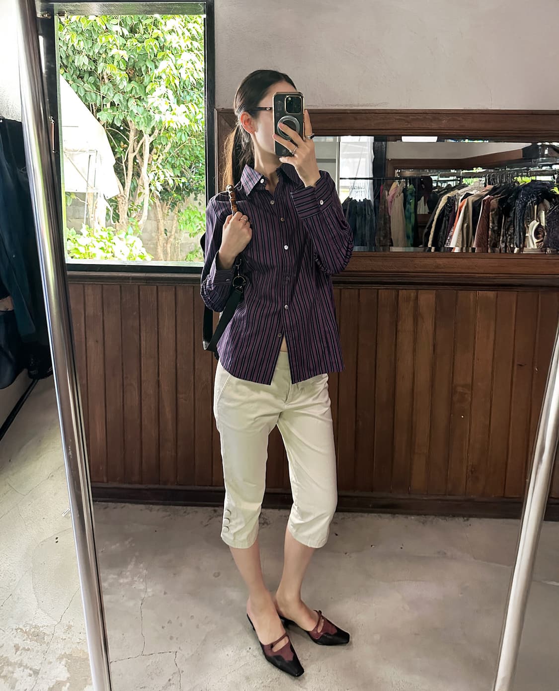 PRADA button capri pants 상품이미지4