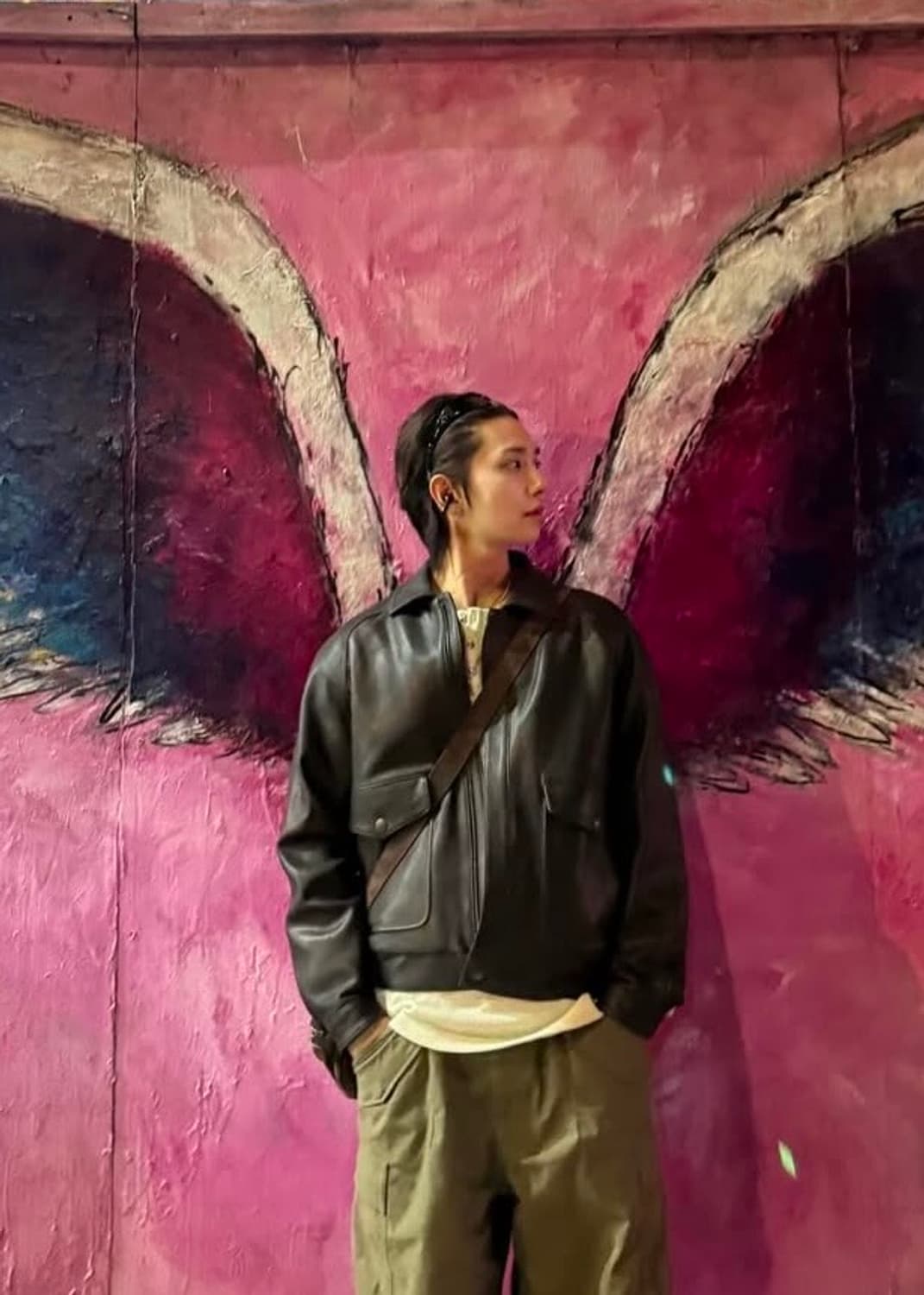 [OS] 렉토 오버사이즈 시어링 레더 가죽 무스탕 점퍼 자켓 상품이미지6