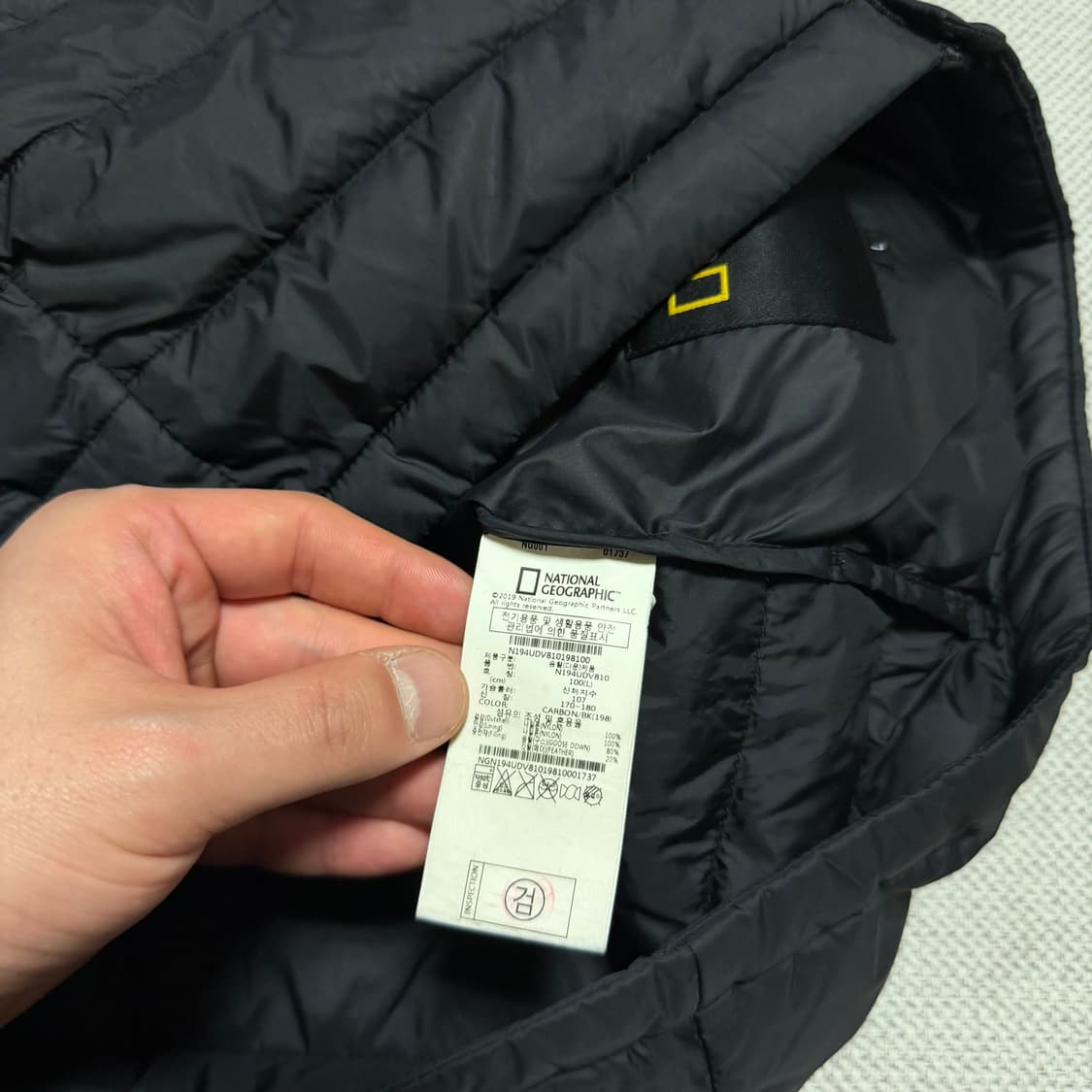 내셔널지오그래픽 경량 패딩 조끼 상품이미지3
