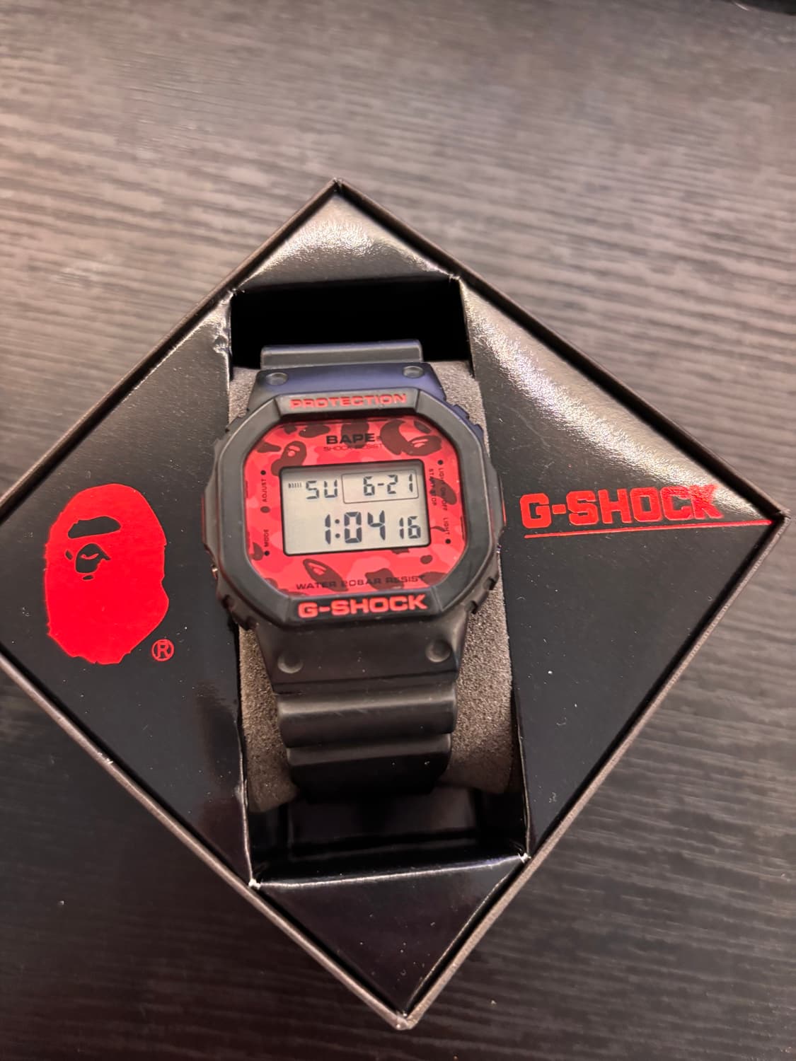 베이프]g-shock DW5600 레드 한정판[무음] 상품이미지8