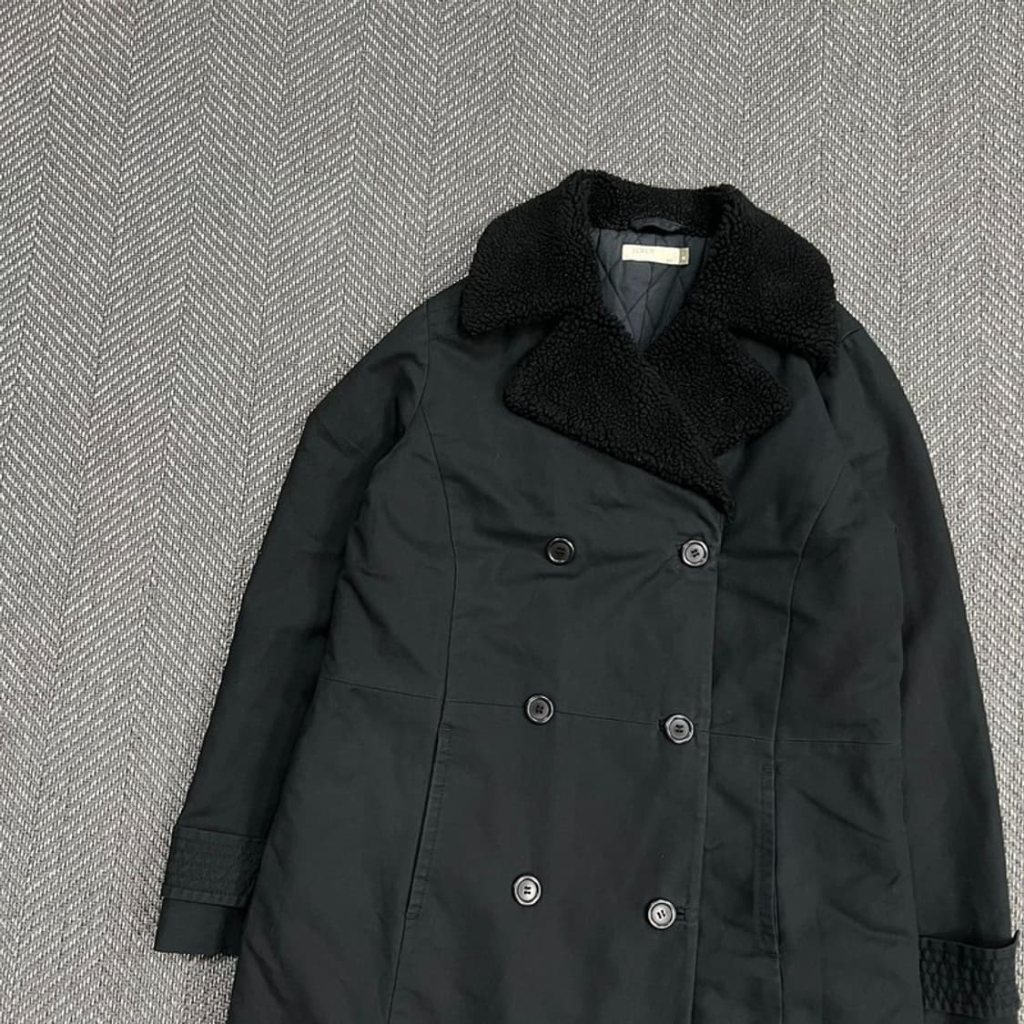 제이크루 퍼카라 더블 퀼팅코트 v1245 상품이미지4