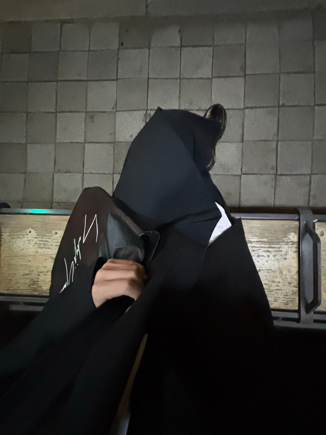 요지 야마모토 Ground Y 레인울 비대칭 블레이저 (3) 상품이미지5