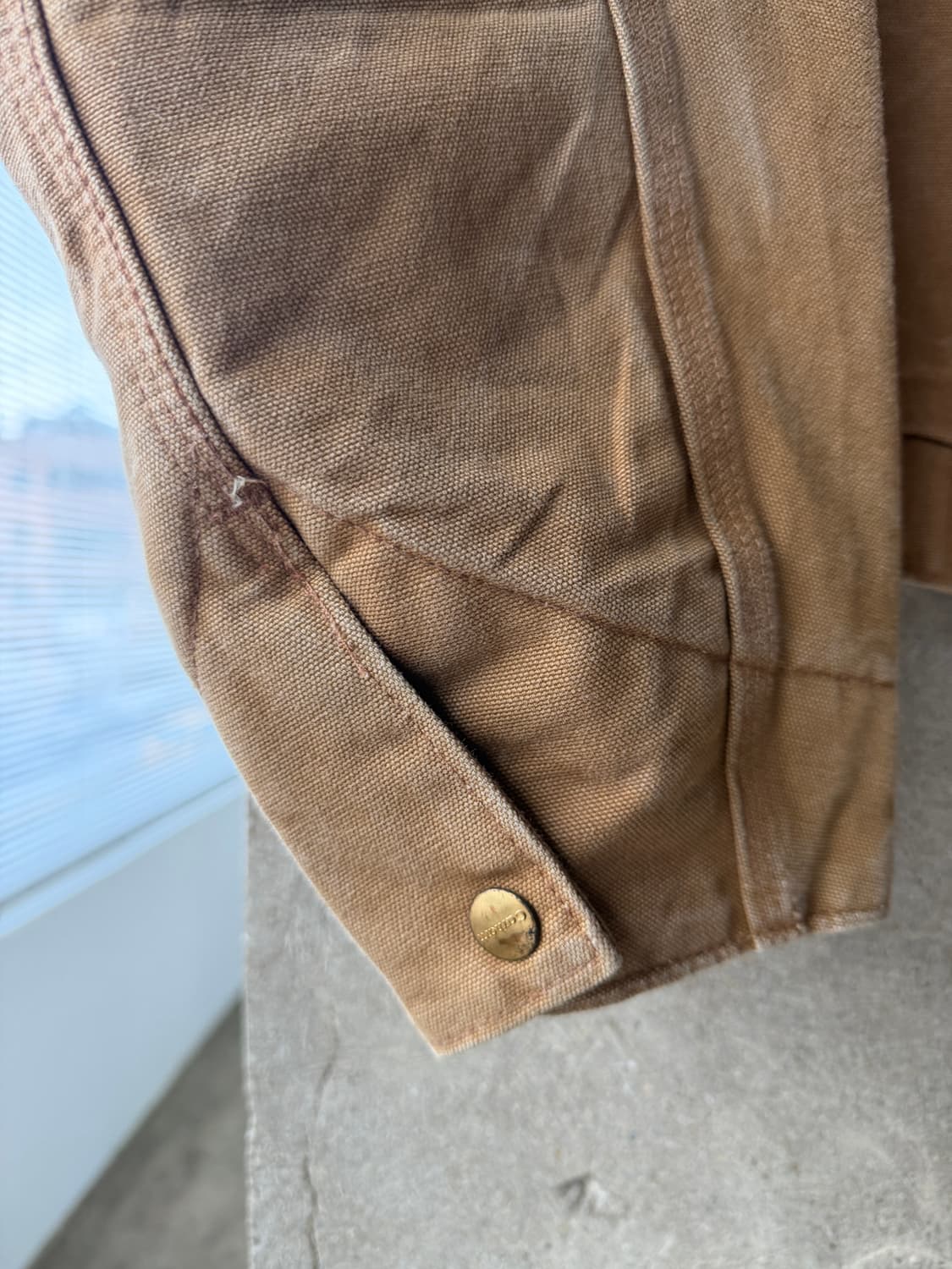 Vintage Carhartt Detroit Jacket Brown 상품이미지3