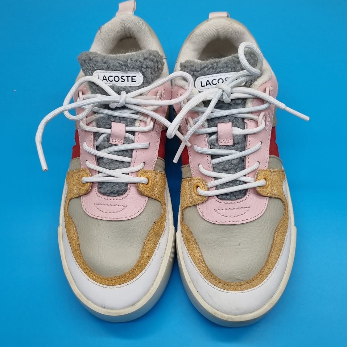 라코스테 L002 레더 스니커즈37 235 상품이미지2