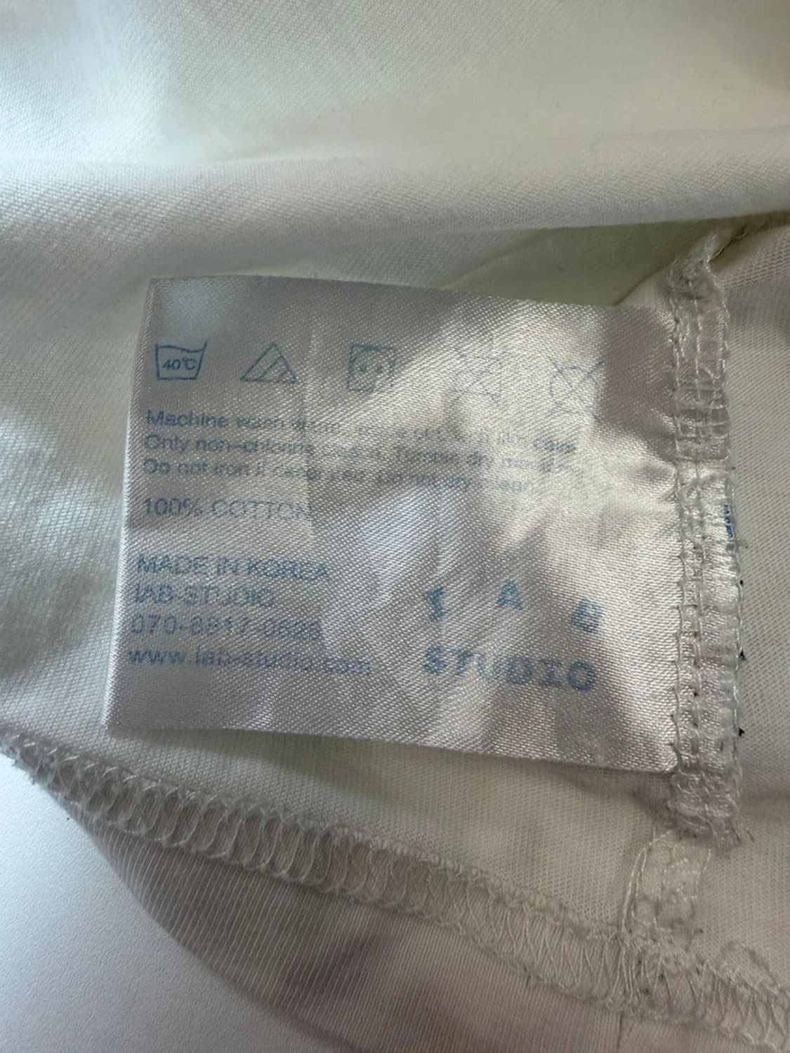 아이앱스튜디오 빅로고 오버핏 반팔 티셔츠 PN9559 상품이미지10