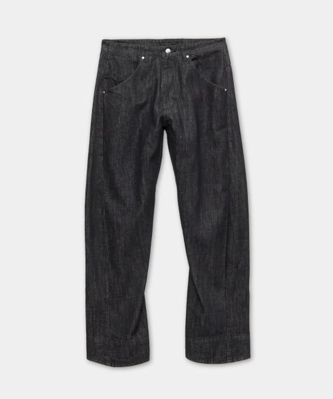쿠어 트위스티드 데님팬츠 쉐도우블랙 S 상품이미지1