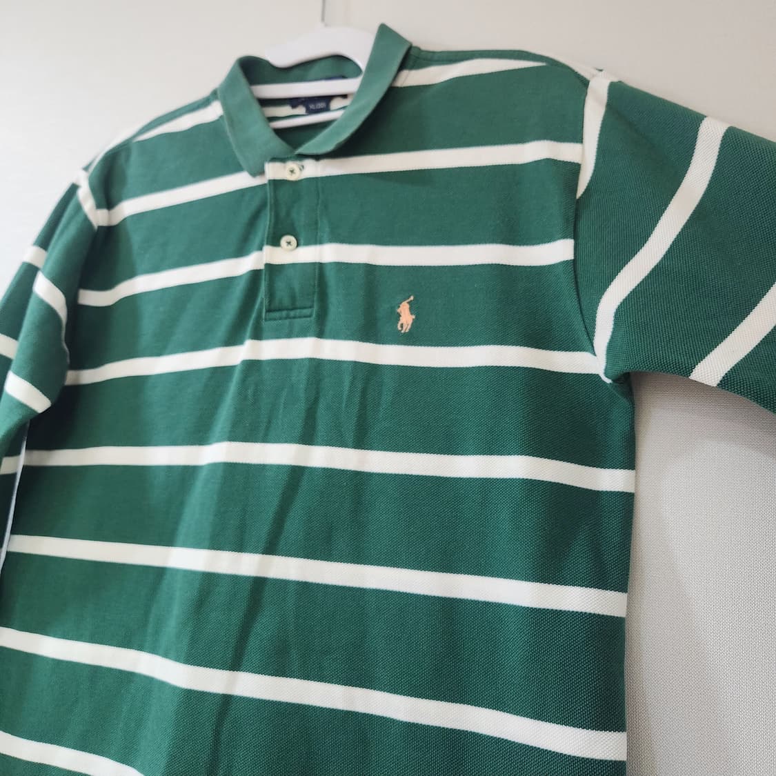 폴로랄프로렌 로고 스트라이프 PK 긴팔티 M 상품이미지3