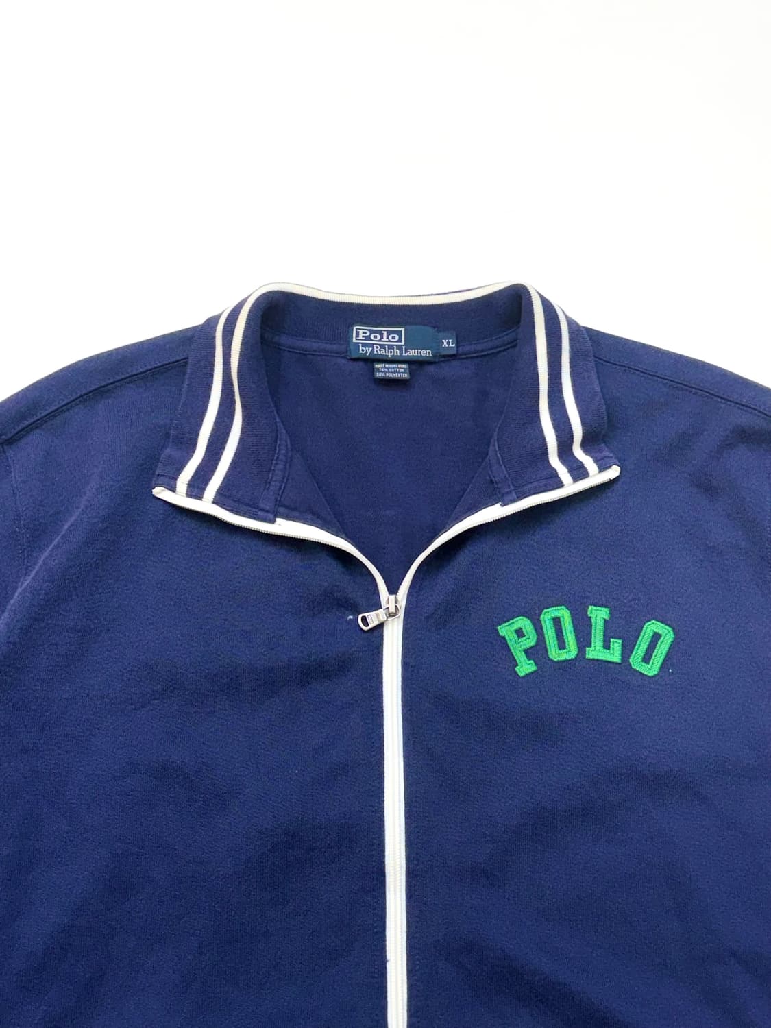 Polo 폴로 랄프로렌 로고 네이비컬러 코튼 트랙 재킷 상품이미지3
