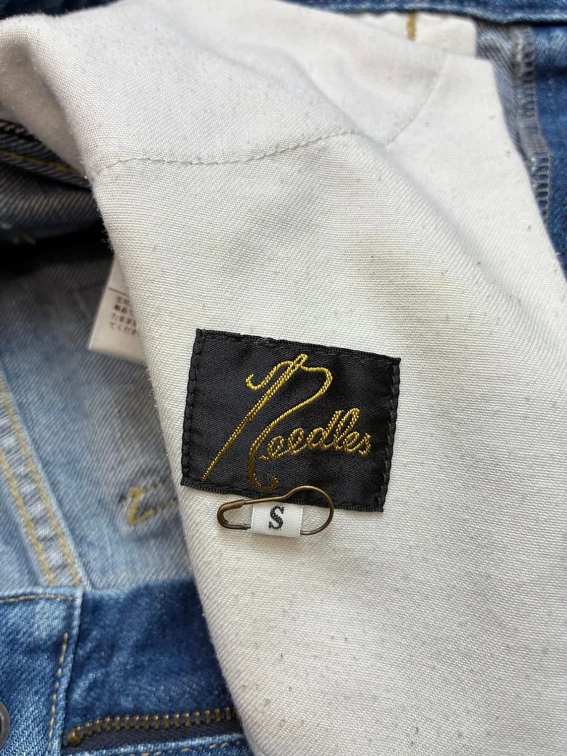 니들스 버터플라이 로고 세미 부츠컷 데님 팬츠 PN5663    상품이미지9