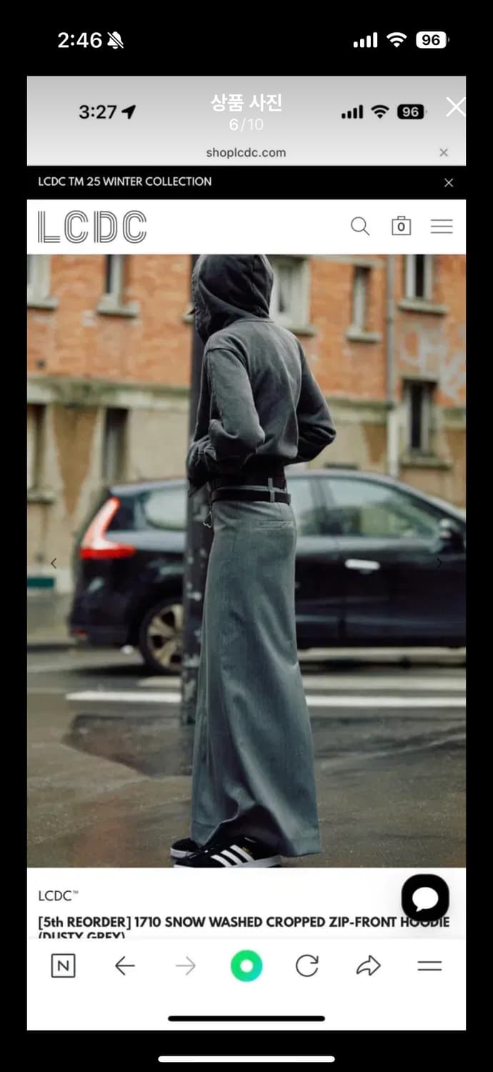 LCDC SNOW WASHED HOODIE 상품이미지6