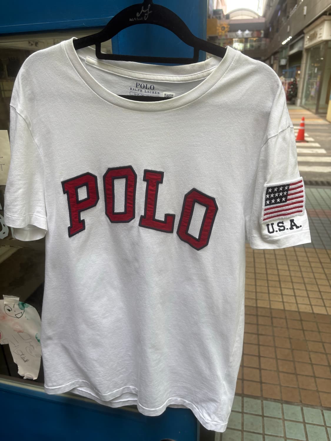 폴로 랄프로렌 성조기 반팔 상품이미지1