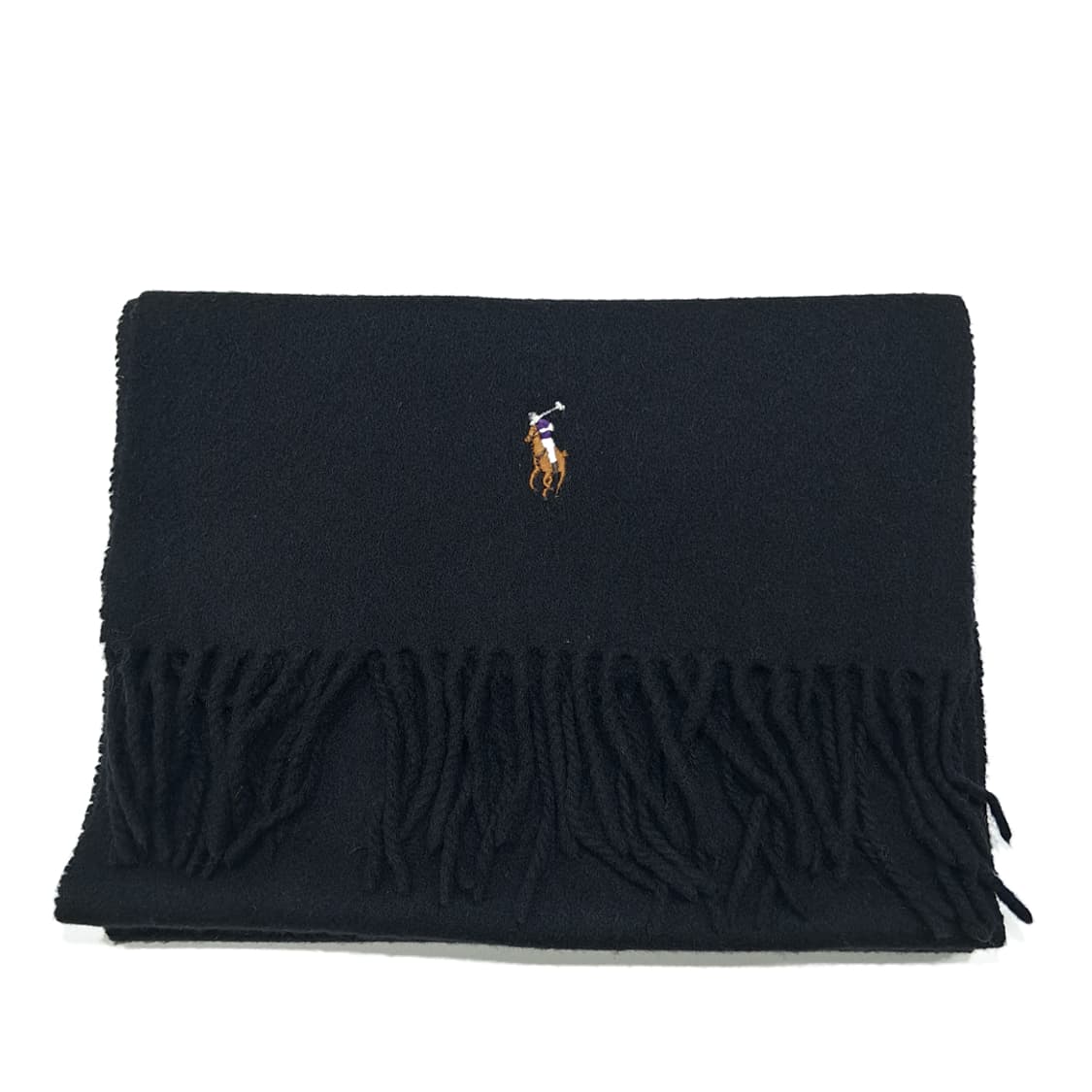 MX522 폴로 90s 이태리판 울 멀티포니 다크네이비 머플러 목도리 상품이미지7