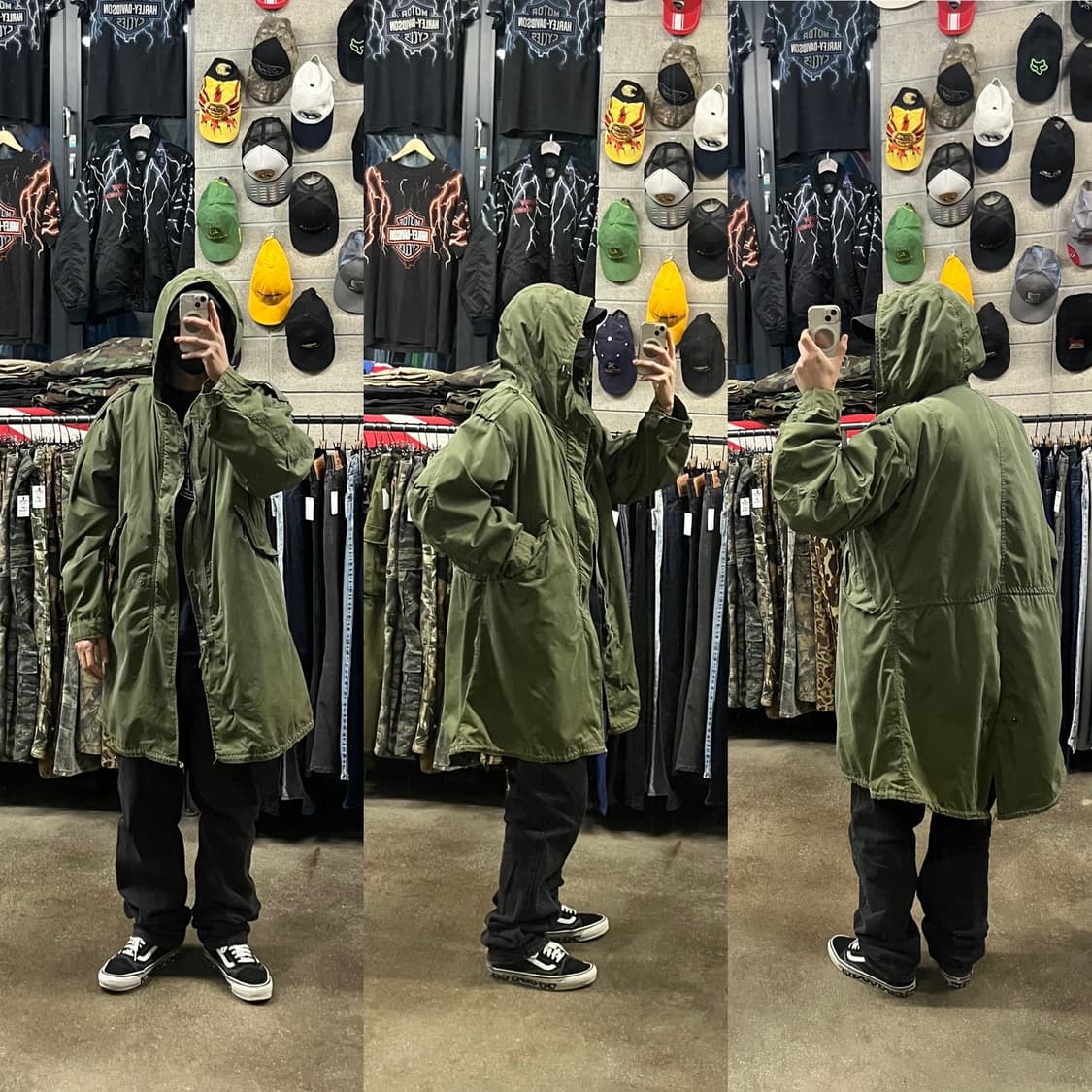 50s 오리지날 미군 M-51 피쉬테일 파카 (M) 상품이미지9