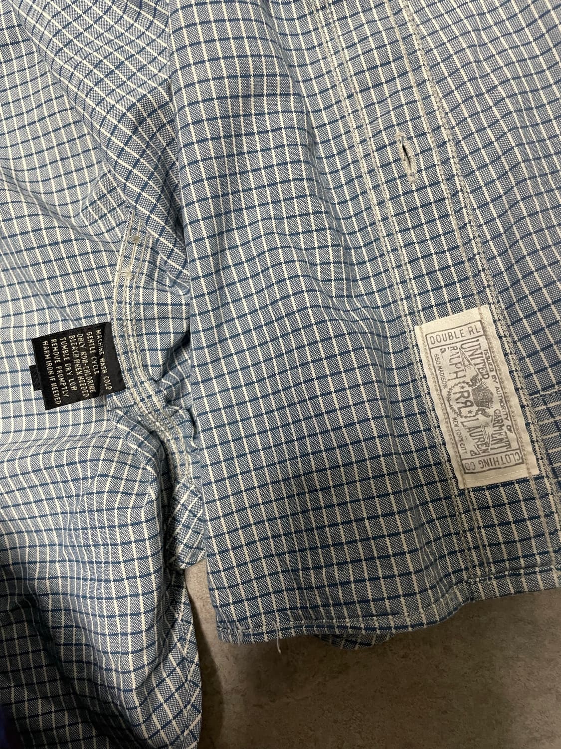 RRL 더블알엘 체크 셔츠 M 상품이미지4