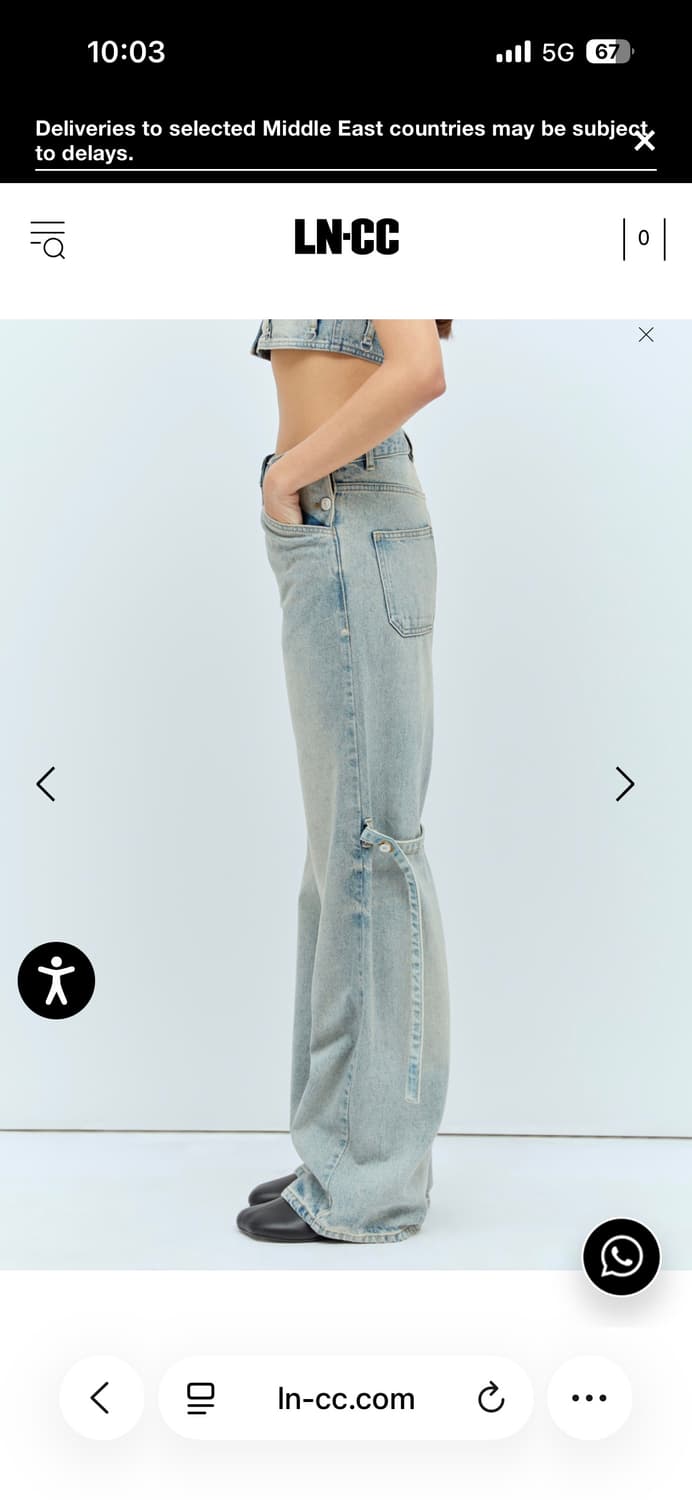 꾸레쥬 courreges 세일러 데님 40 상품이미지2