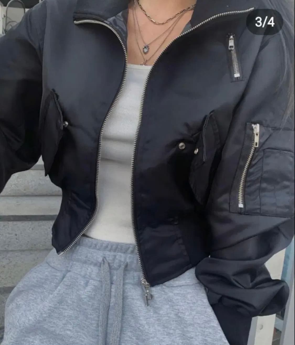 페일제이드 봄버자켓 항공점퍼 블랙(리뉴얼 전ver) 상품이미지1