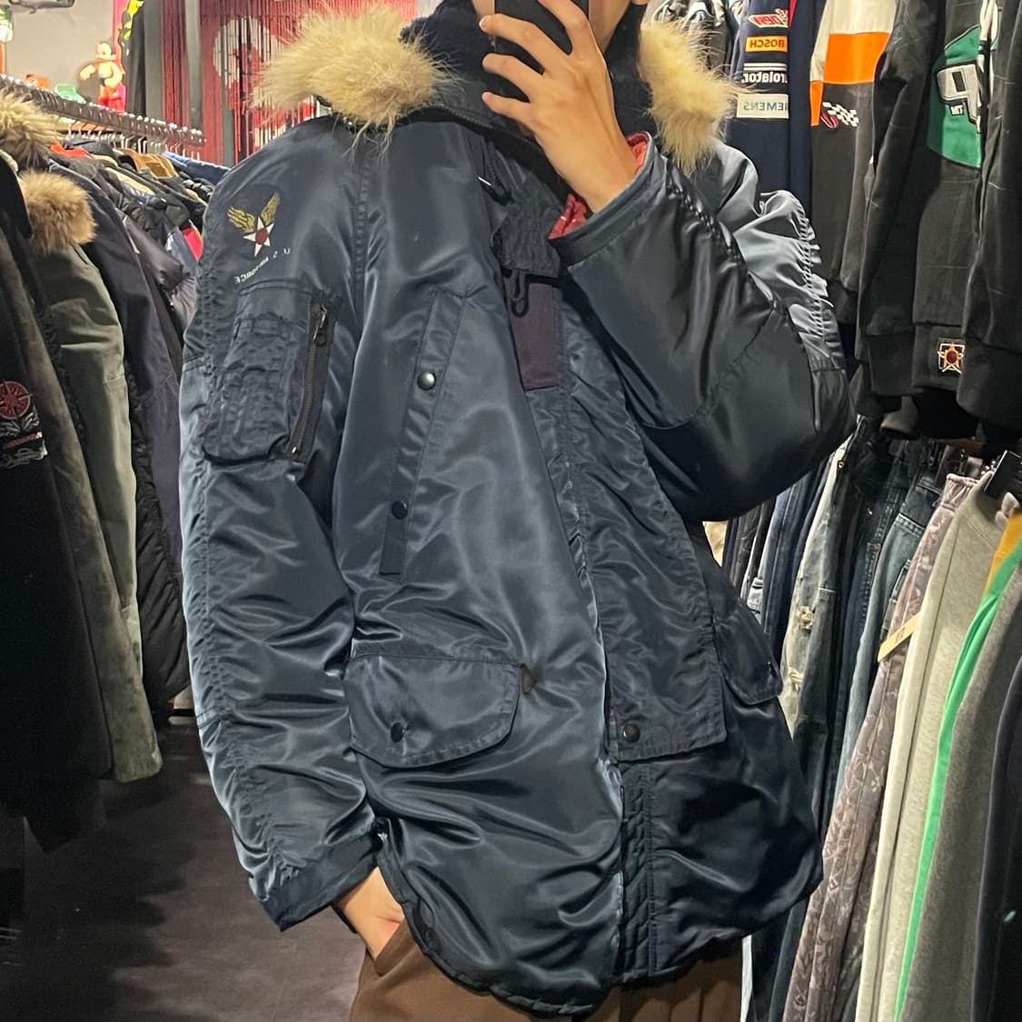 [IM] HOPE MFG 미군 N-3B 네이비 퍼후드 헤비자켓 상품이미지5