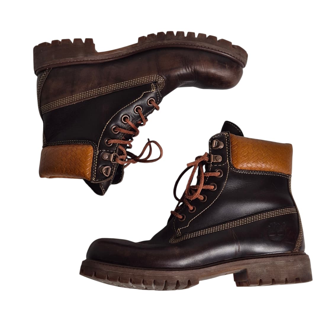 265) 팀버랜드 6인치 워터프루프 다크 브라운 레더 워커 부츠 상품이미지6