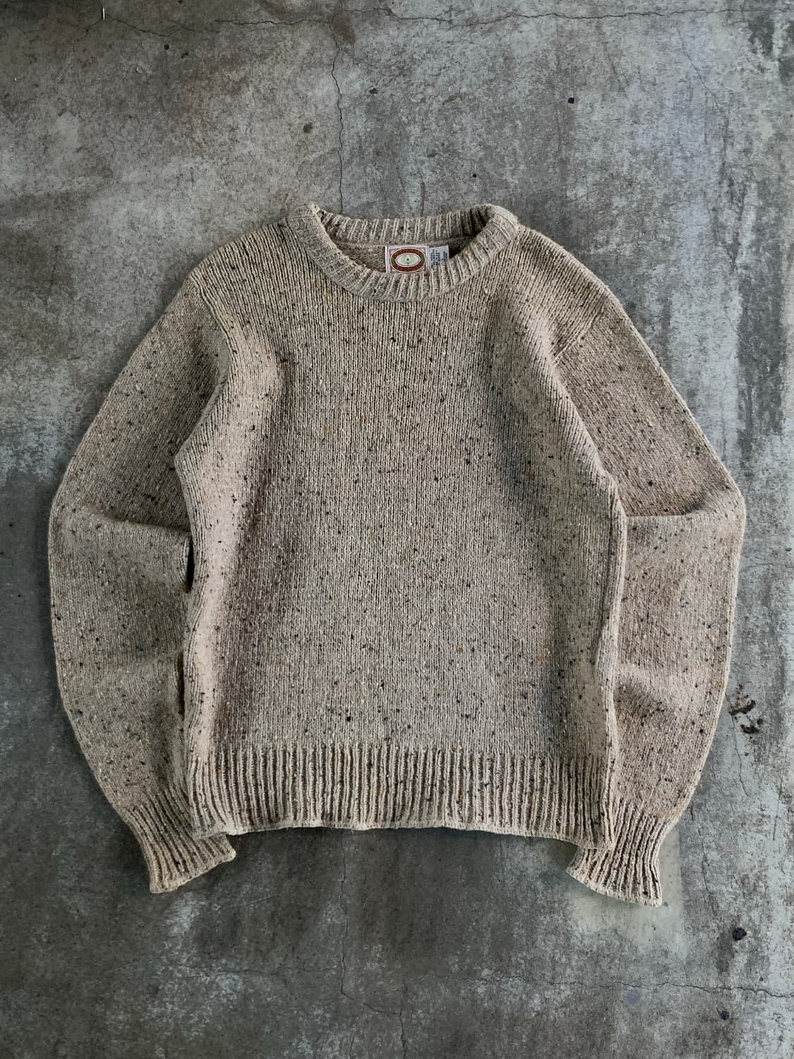 80s 바나나 리퍼블릭 크루넥 풀오버 울 스웨터 상품이미지1