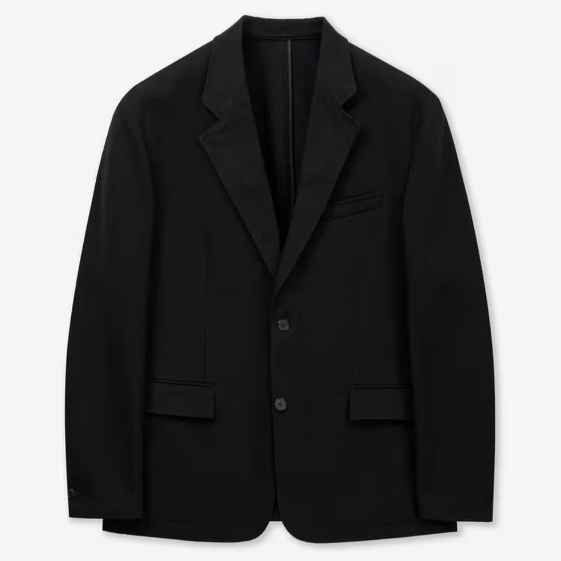 TNGT 26SS 컴포트 코튼 자켓 블랙 100 상품이미지1