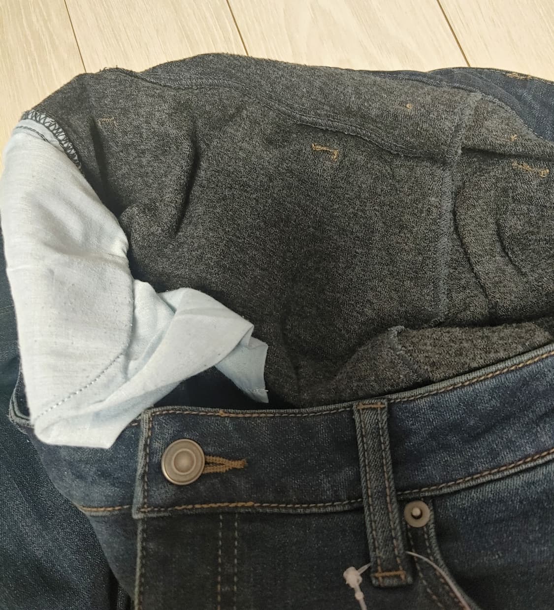 새상품 남자 기모 청바지 상품이미지4