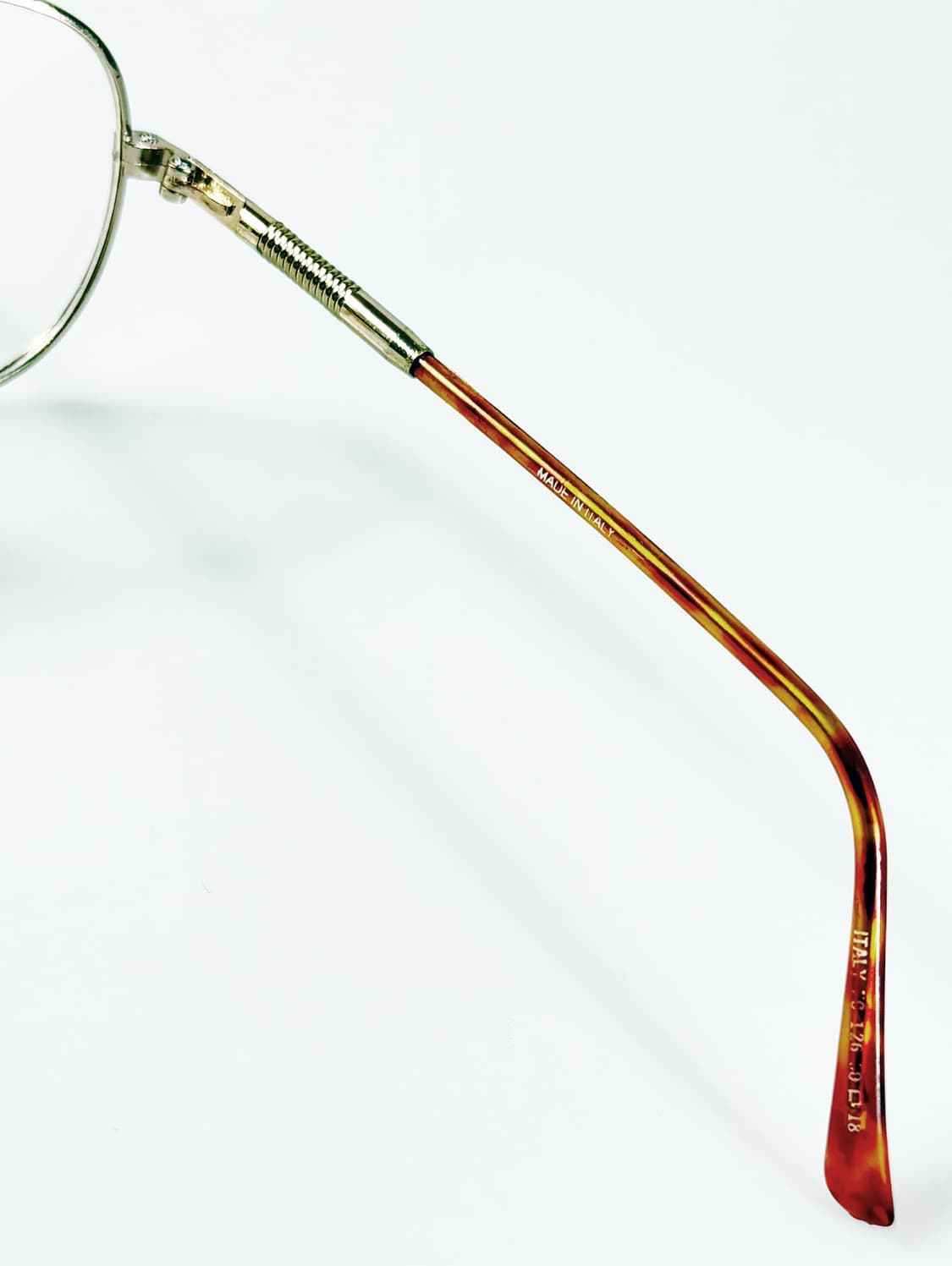 90s PERCEPTION 골드 보잉 프레임 빈티지 안경 상품이미지6