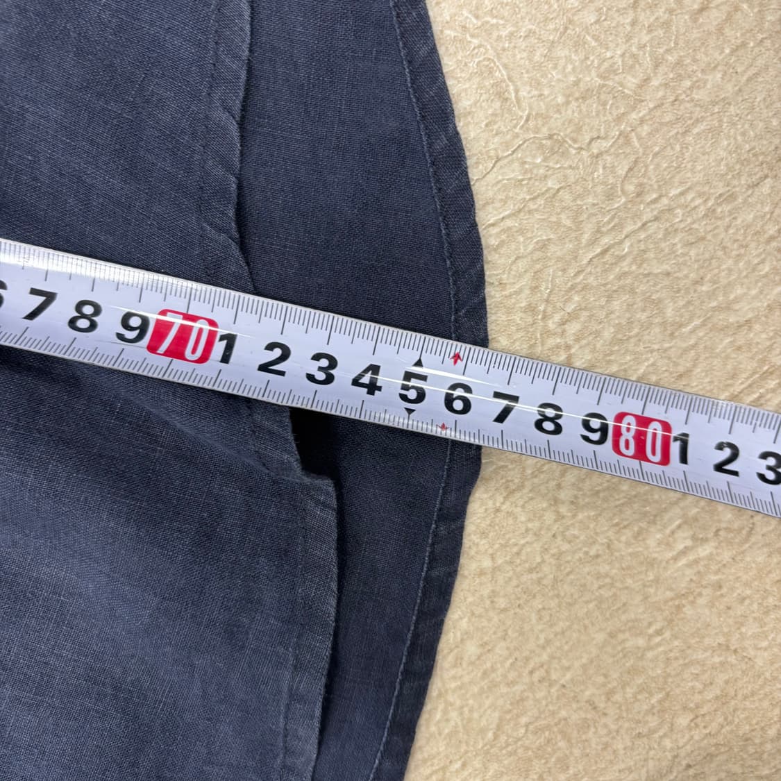 타미힐피거 네이비 스몰로고 린넨 셔츠 상품이미지4
