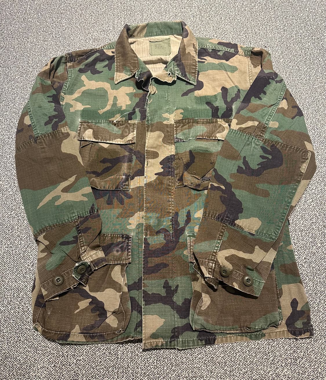 90s us army 우드랜드 오리지널 카모 BDU자켓  m 상품이미지1