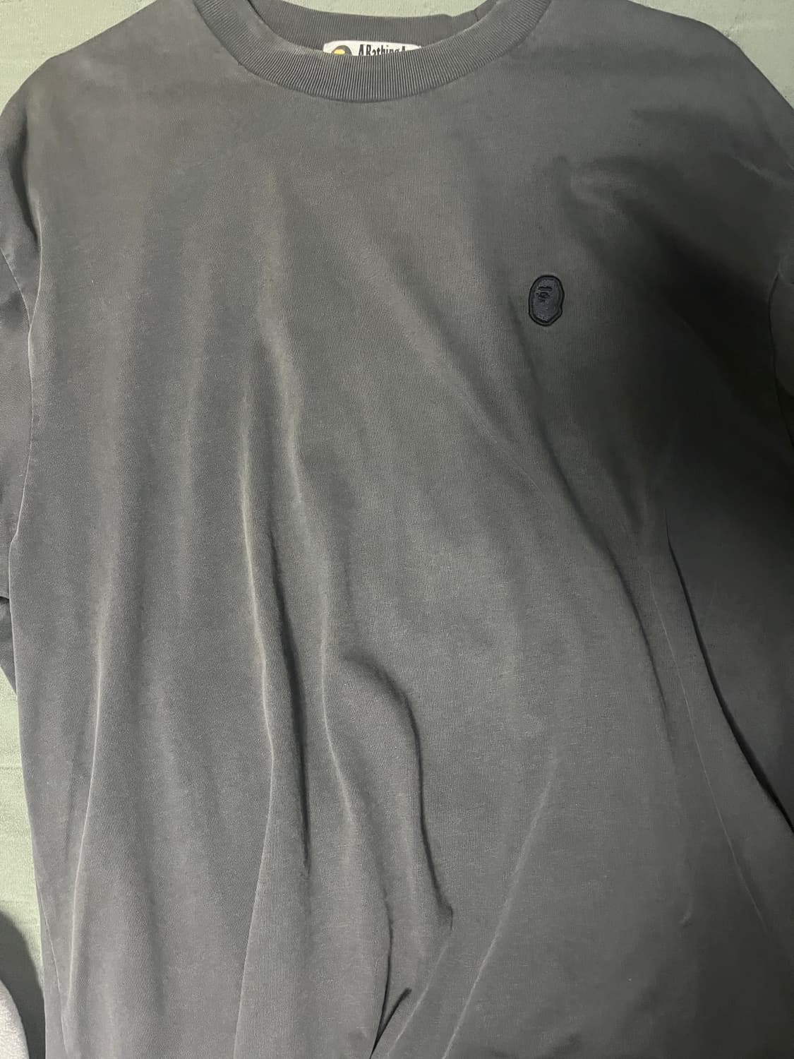 베이프 롱슬르비 차콜 m 사이즈 상품이미지2