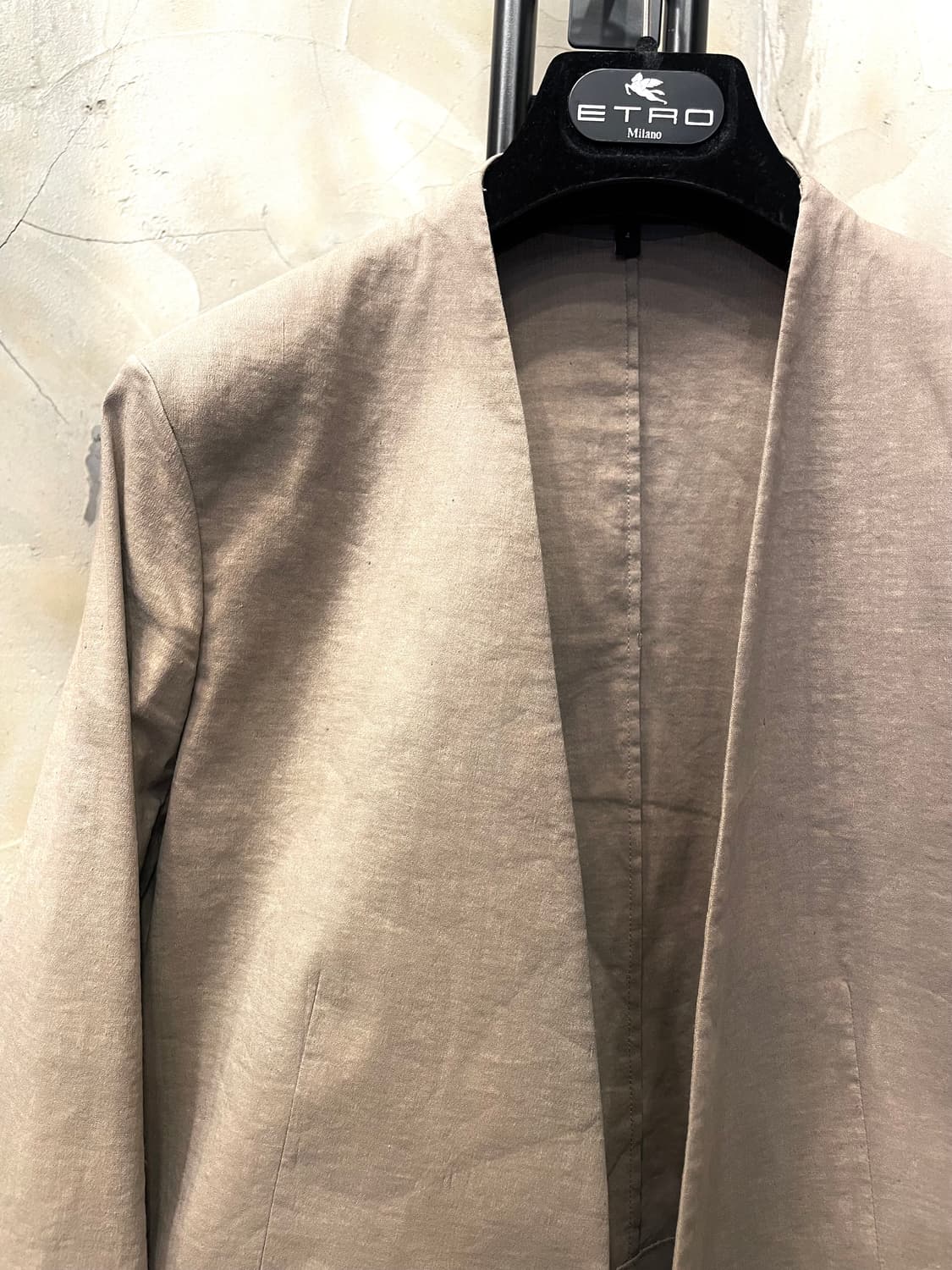 띠어리 린넨 비스코스 스판 자켓 55~날씬66 상품이미지2