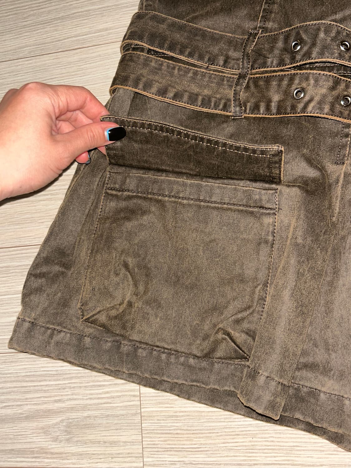 자라 왁스드 플리츠 원피스 상품이미지5