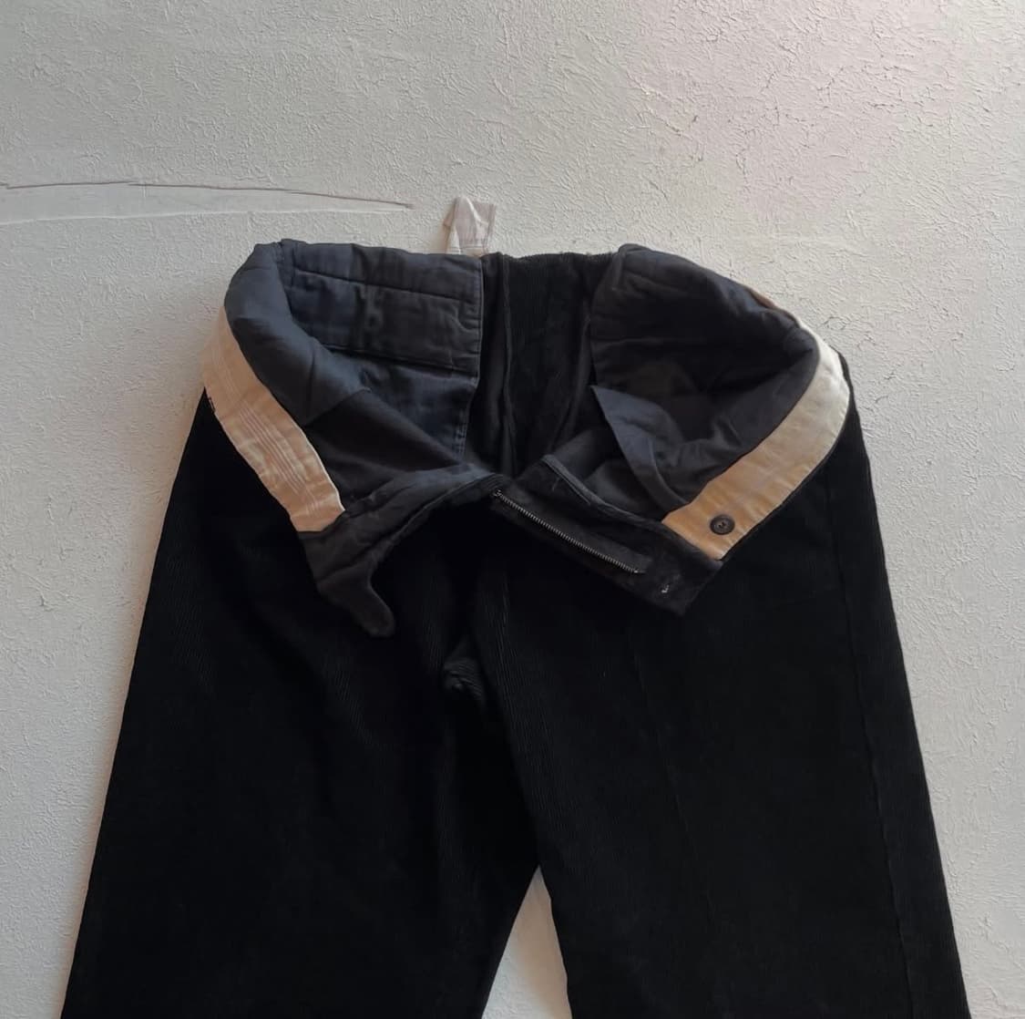 조르지오 아르마니 코듀로이 블랙 팬츠 상품이미지6
