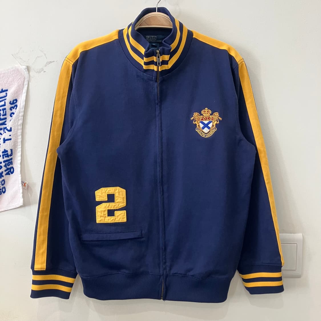 109 폴로 트랙탑 집업 져지 네이비 상품이미지1