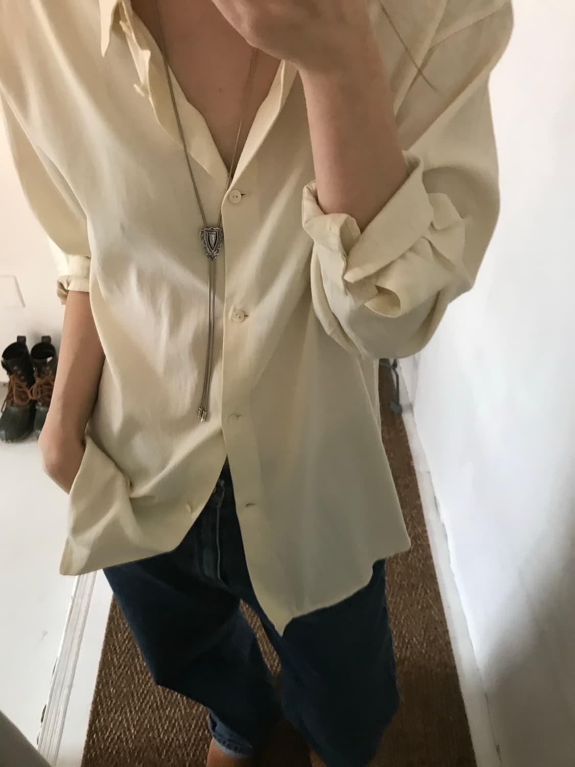 metal chain loop tie 상품이미지2