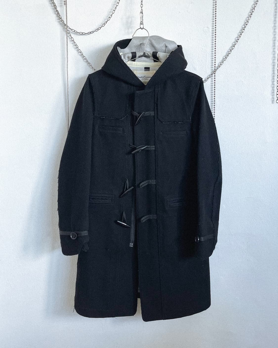 언더커버리즘 3M스카치 심실링 후드 더플코트 상품이미지6