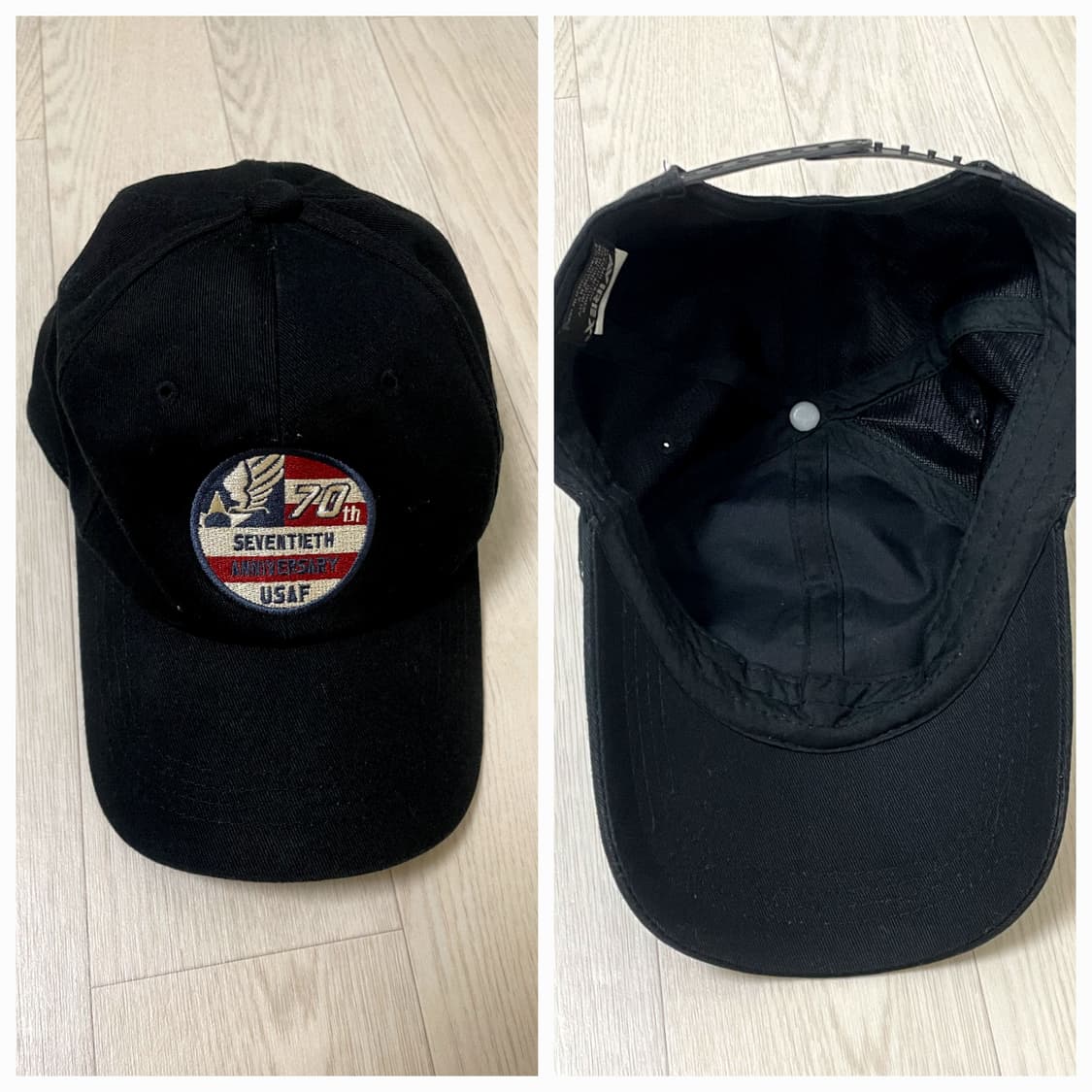 아비렉스/ usn 70주년 볼캡 블랙/ 프리 상품이미지8