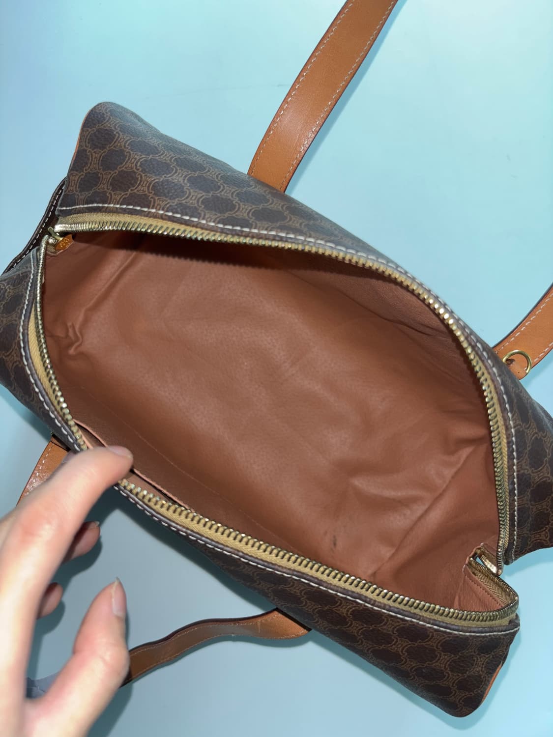 Celine 셀린느 마카담 브라운 보스턴 백 상품이미지8