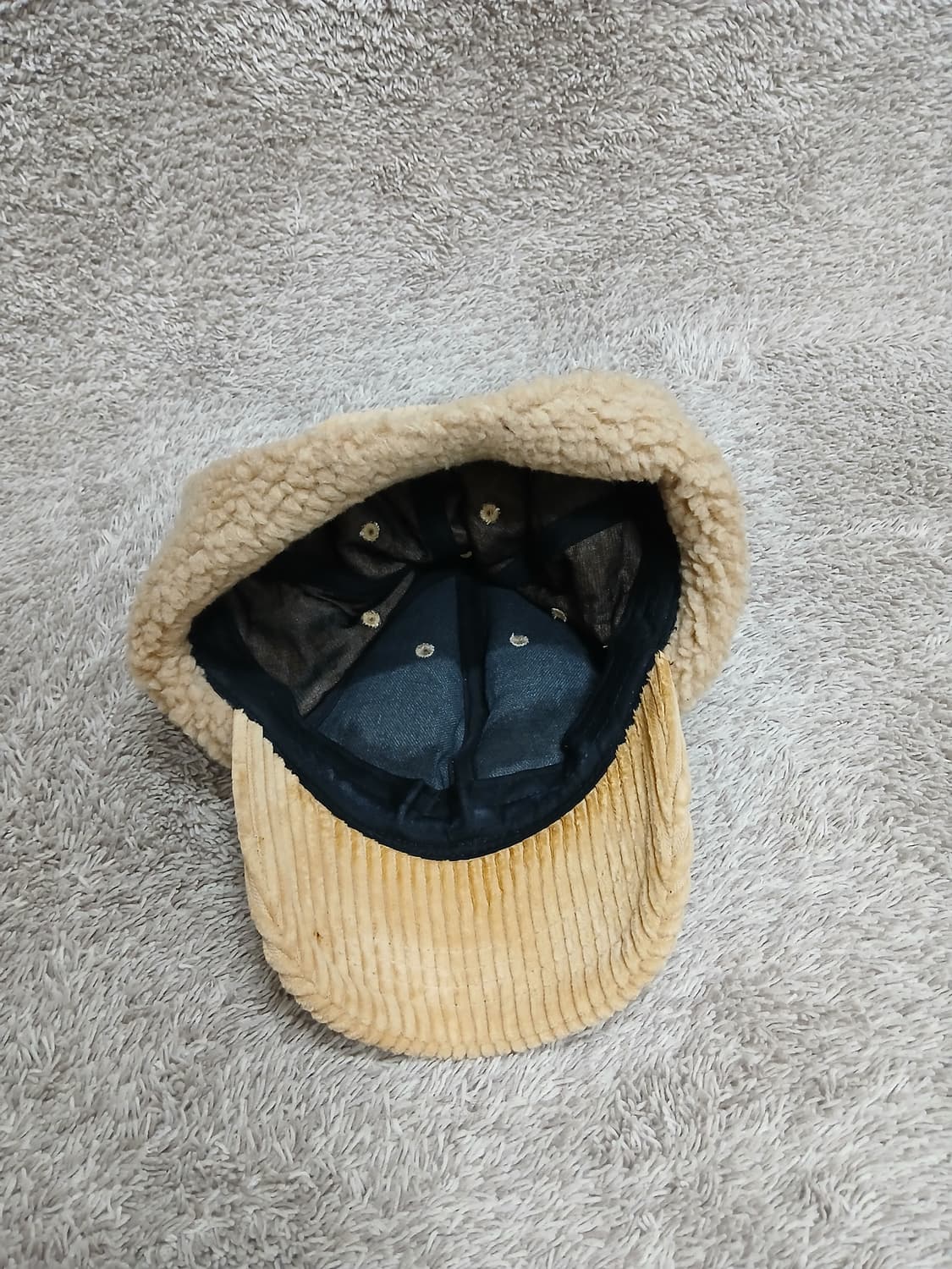 일본빈티지 귀덮개 골덴 캡모자 상품이미지4