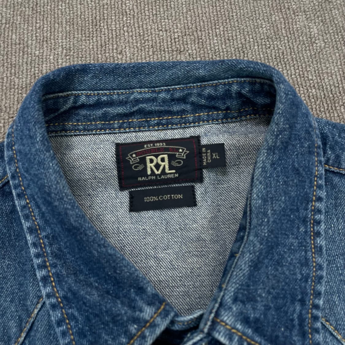 RRL 랄프로렌 더블알엘 웨스턴 데님셔츠  상품이미지2