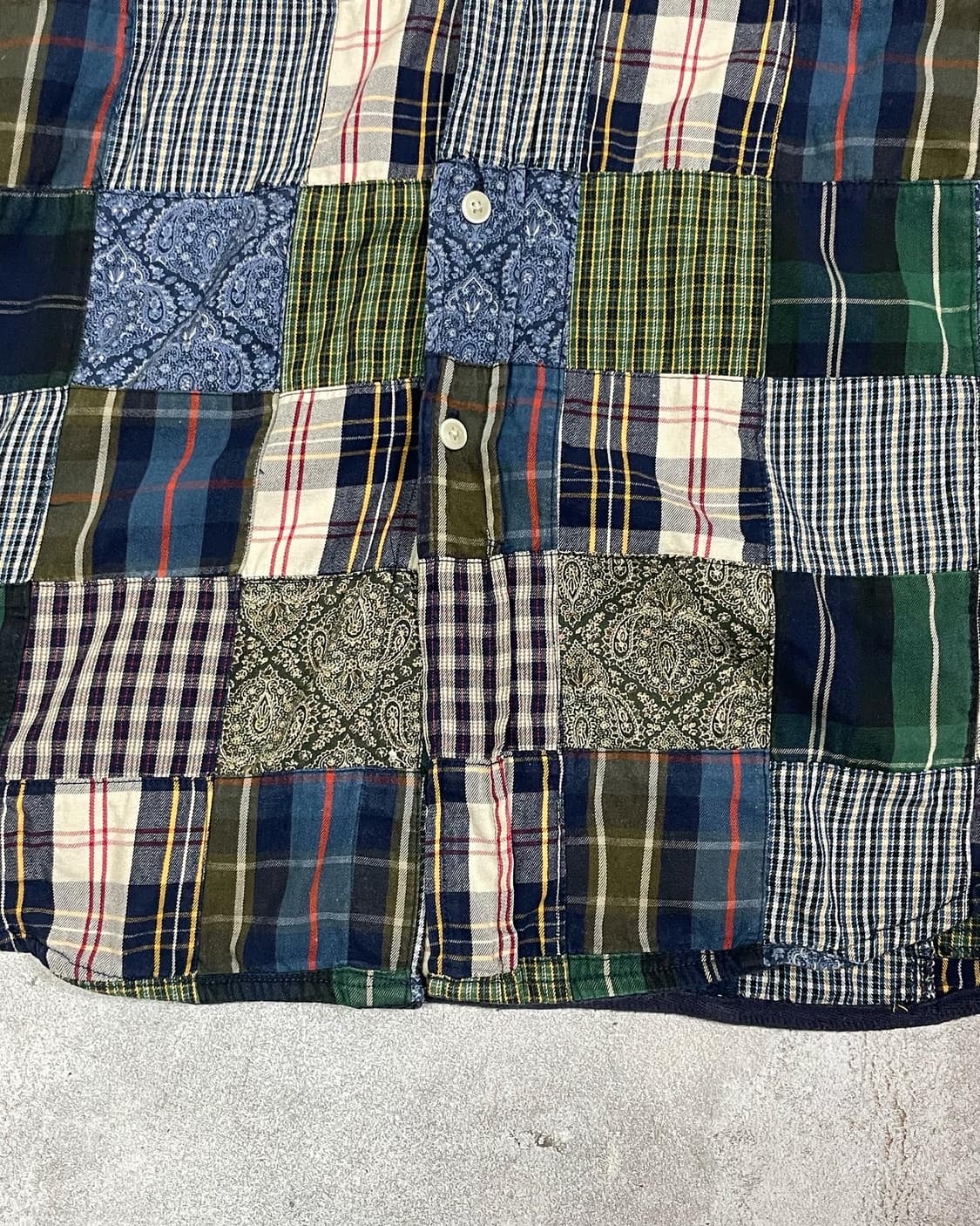 90s Gap 올드갭 패치워크 반팔셔츠 (105-108 상품이미지3