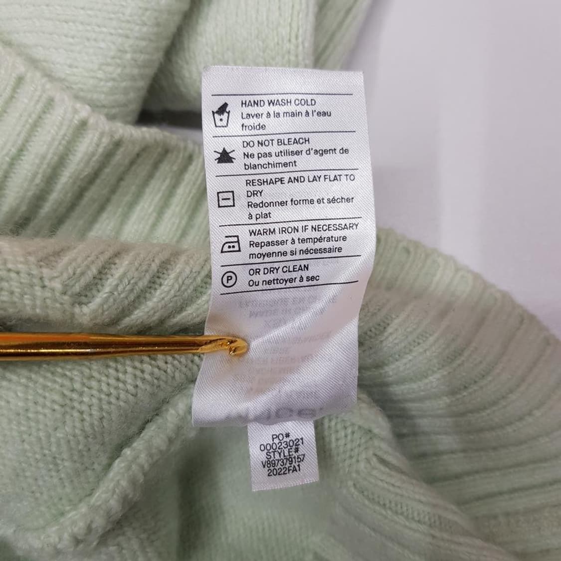 빈스Vince  캐시미어 블렌드 크루넥 니트 XS사이즈 상품이미지8